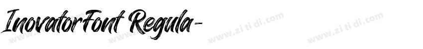 InovatorFont Regula字体转换